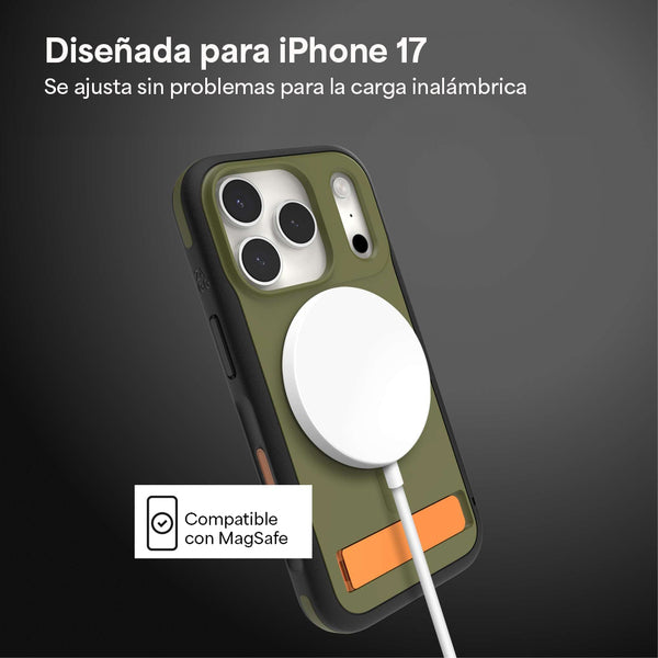 Funda Sedona Snap iPhone 17 Pro Max Zagg verde alga