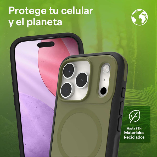 Funda Sedona Snap iPhone 17 Pro Max Zagg verde alga