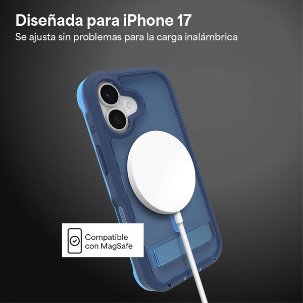 Funda Rainier Snap iPhone 17 Zagg azul