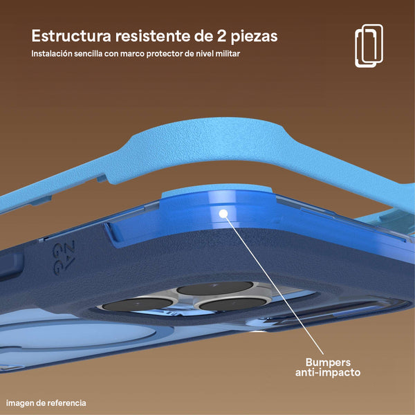 Funda Rainier Snap iPhone 17 Pro Max Zagg azul