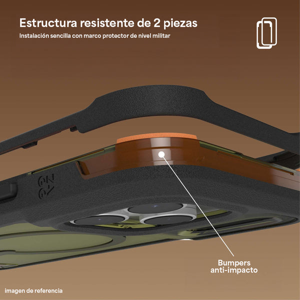 Funda Rainier Snap iPhone 17 Zagg verde alga