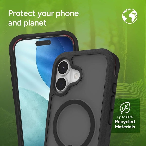 Funda Rainier Snap iPhone 17 Zagg humo negro