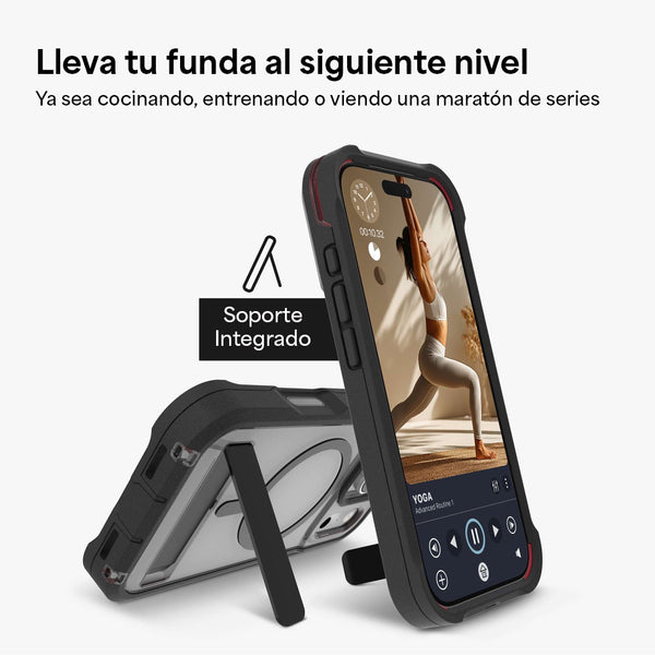 Funda Rainier Snap iPhone 17 Pro Max Zagg humo negro