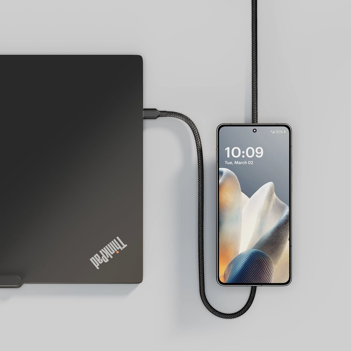 Cable Cargador USB-C a USB-C Pro 2 Zens negro