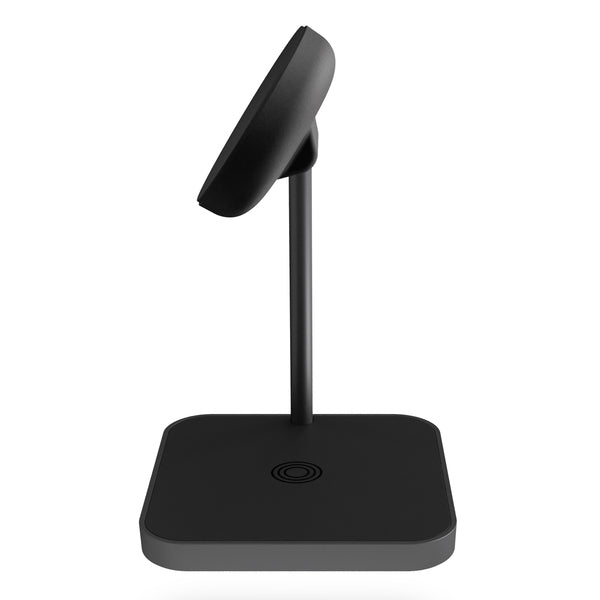 Base de carga 2 en 1 inalámbrica Office Charger 2 Zens negra